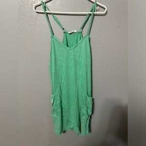 Women’s green romper
